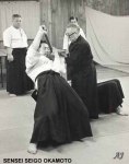amigo de morihei horikawa sensei uke sensei seigo okamoto&nbsp;1970
