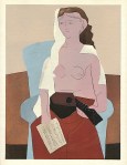 picasso femme assise
