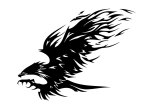 eagle_is_catching_prey_tattoo_design