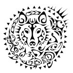 lobo wolf-sun-tattoo