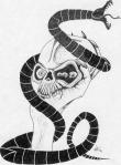 Skull,Snake&Hand