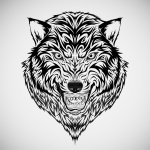 wolf_head_tribal_tattoo_by_kuzzie_013-d4zp9hd